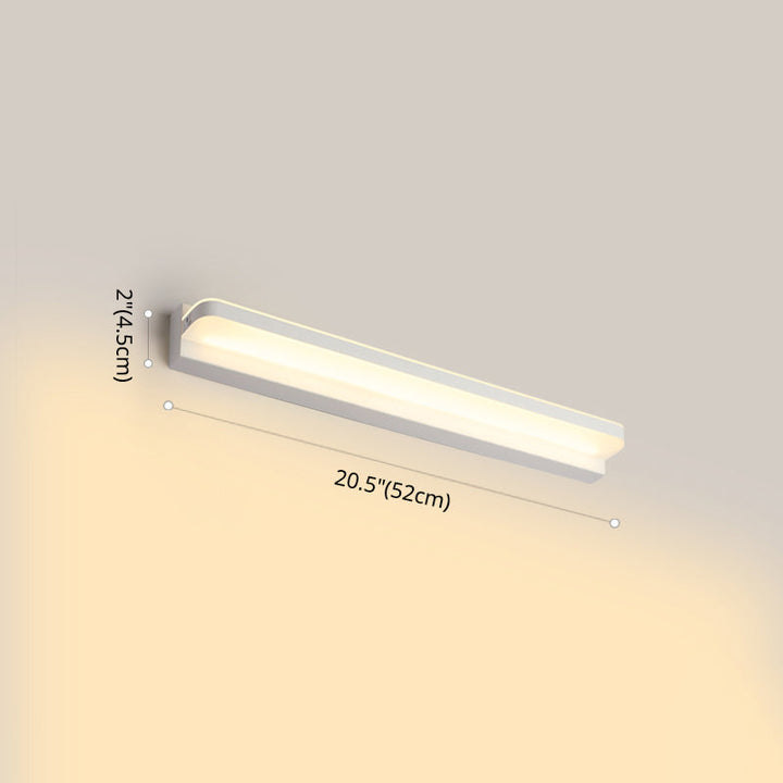 Lisslune | Linear Vanity Lighting Ideas Modern Style Wall Lamp in Multiple Invisible for Bathroom