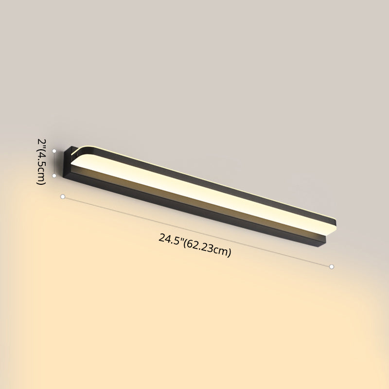 Lisslune | Linear Vanity Lighting Ideas Modern Style Wall Lamp in Multiple Invisible for Bathroom