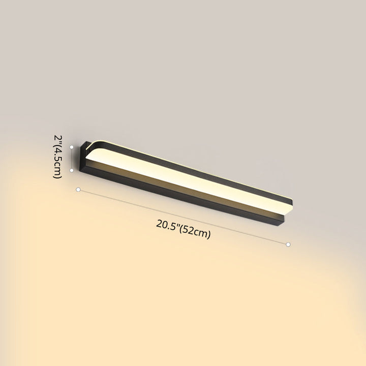 Lisslune | Linear Vanity Lighting Ideas Modern Style Wall Lamp in Multiple Invisible for Bathroom