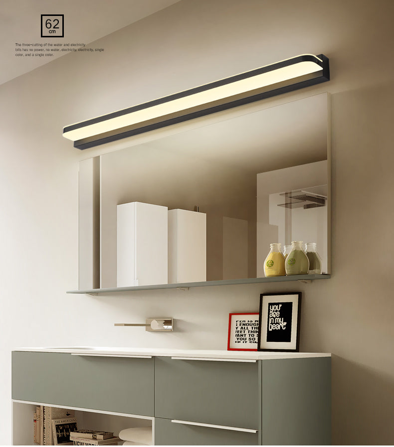 Lisslune | Linear Vanity Lighting Ideas Modern Style Wall Lamp in Multiple Invisible for Bathroom