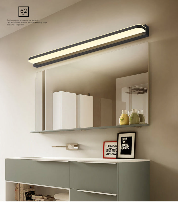 Lisslune | Linear Vanity Lighting Ideas Modern Style Wall Lamp in Multiple Invisible for Bathroom