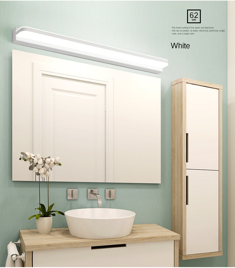 Lisslune | Linear Vanity Lighting Ideas Modern Style Wall Lamp in Multiple Invisible for Bathroom