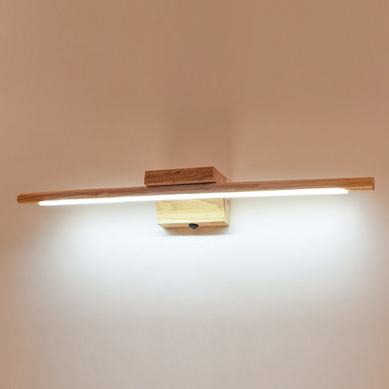 Lisslune | Wood LED Wall-Mounted Lighting Simplicity Residence Wall Lamp Lights for Bathroom