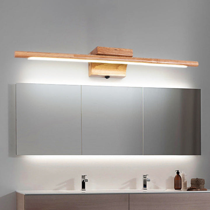 Lisslune | Wood LED Wall-Mounted Lighting Simplicity Residence Wall Lamp Lights for Bathroom