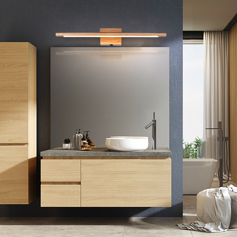 Lisslune | Wood LED Wall-Mounted Lighting Simplicity Residence Wall Lamp Lights for Bathroom