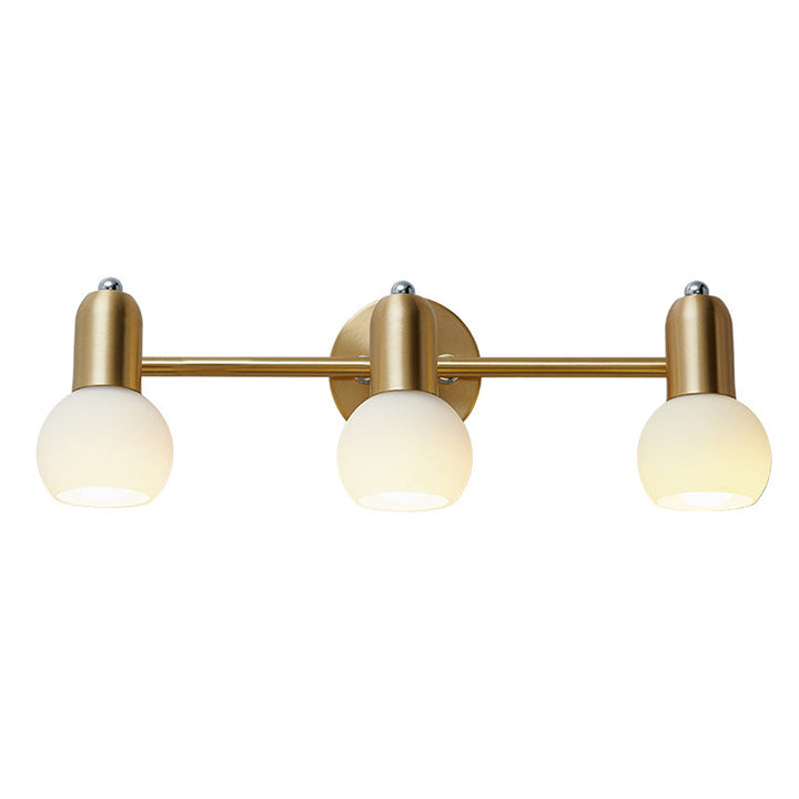 Lisslune | Nordic Luxury Metal Cosmetic Mirror Downlight Bathroom Cosmetic Lighting in Glass Shade