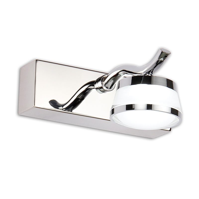 Lisslune | Modern LED Crystal Makeup Mirror Lighting Stainless Steel Bathroom Makeup Wall Lights