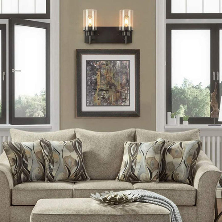 Lisslune | American Style Cosmetic Mirror Lights Metal Industrial Wall Lights for the Bathroom