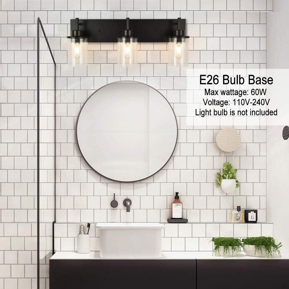 Lisslune | American Style Cosmetic Mirror Lights Metal Industrial Wall Lights for the Bathroom