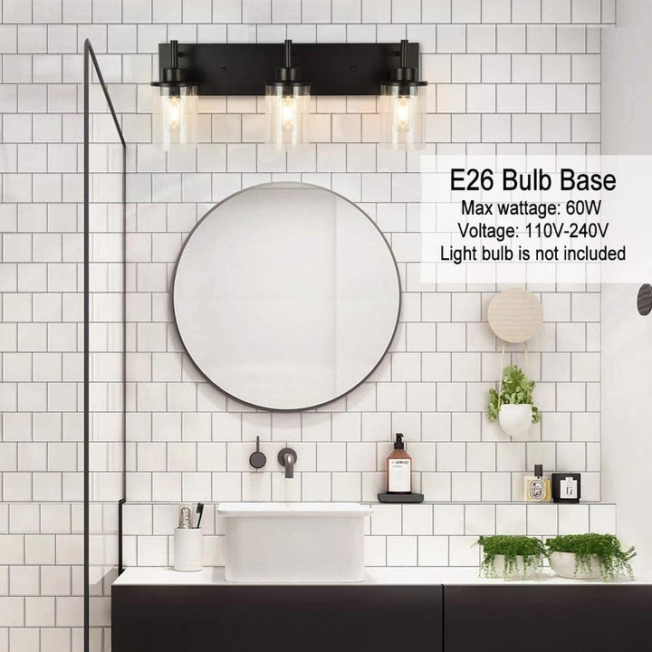 Lisslune | American Style Cosmetic Mirror Lights Metal Industrial Wall Lights for the Bathroom