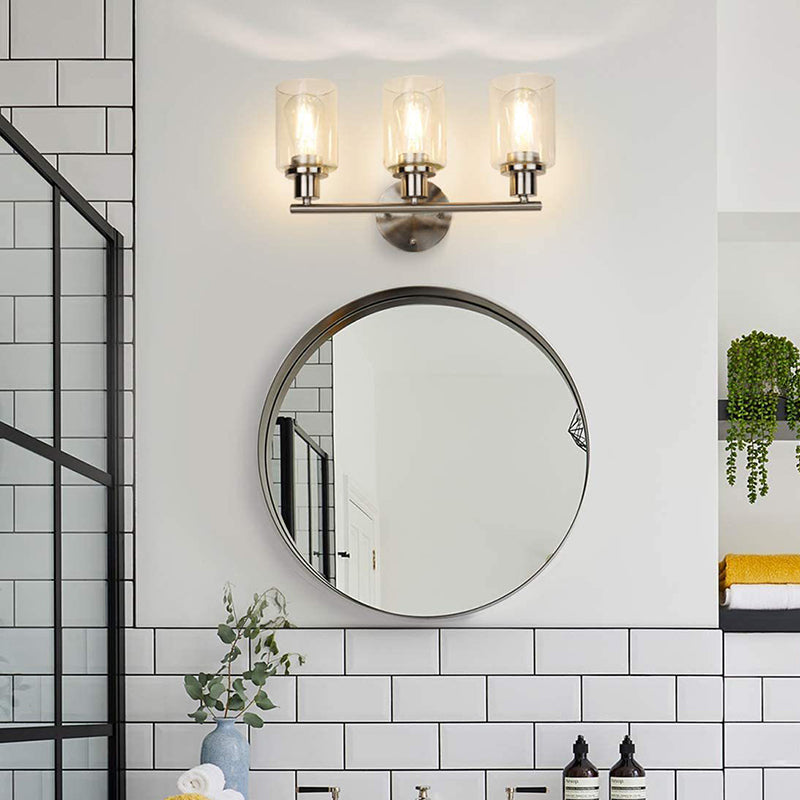 Lisslune | 3 Lights Industrial Vanity Mirror Lights Up and Down Lighting Wall Sconces for the Bathroom