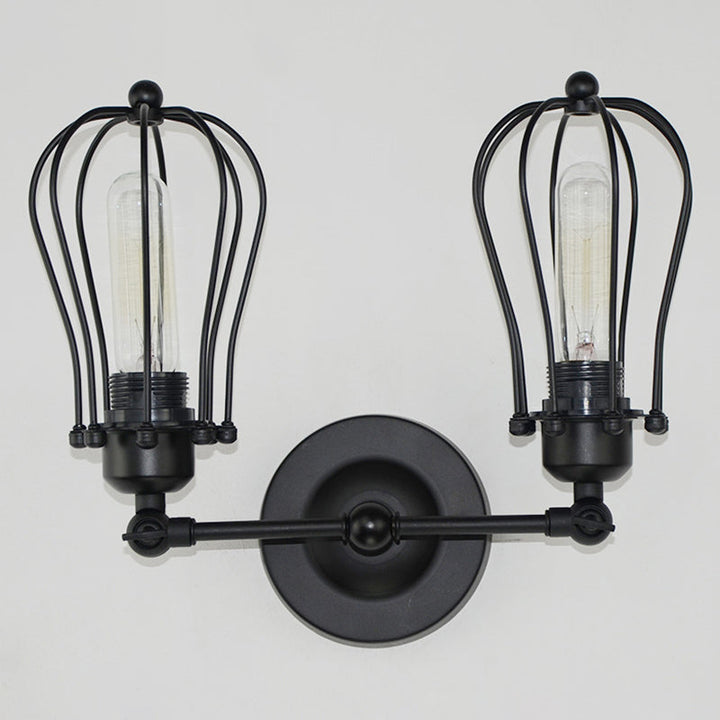 Lisslune | Vintage Double Sink Lighting Industrial Style Wall Mounted Lamp for Bedroom Bathroom
