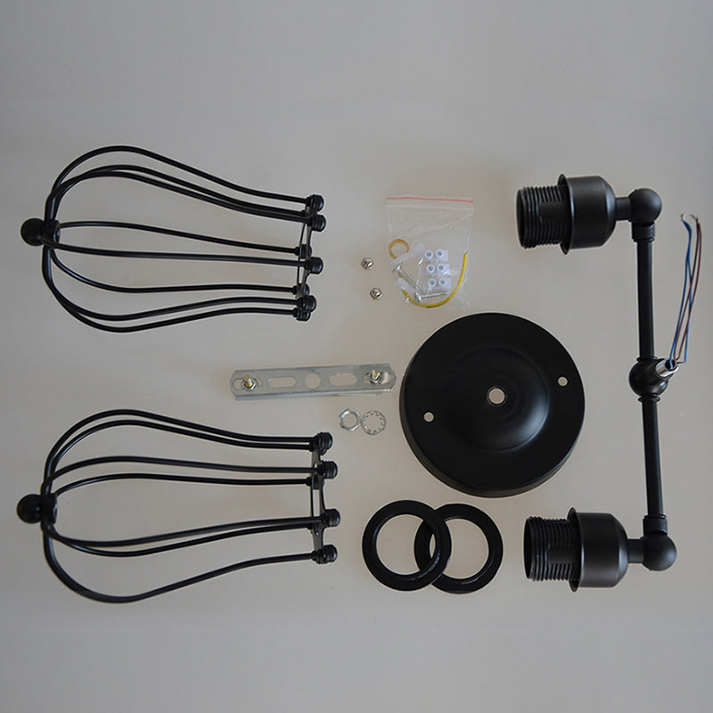 Lisslune | Vintage Double Sink Lighting Industrial Style Wall Mounted Lamp for Bedroom Bathroom