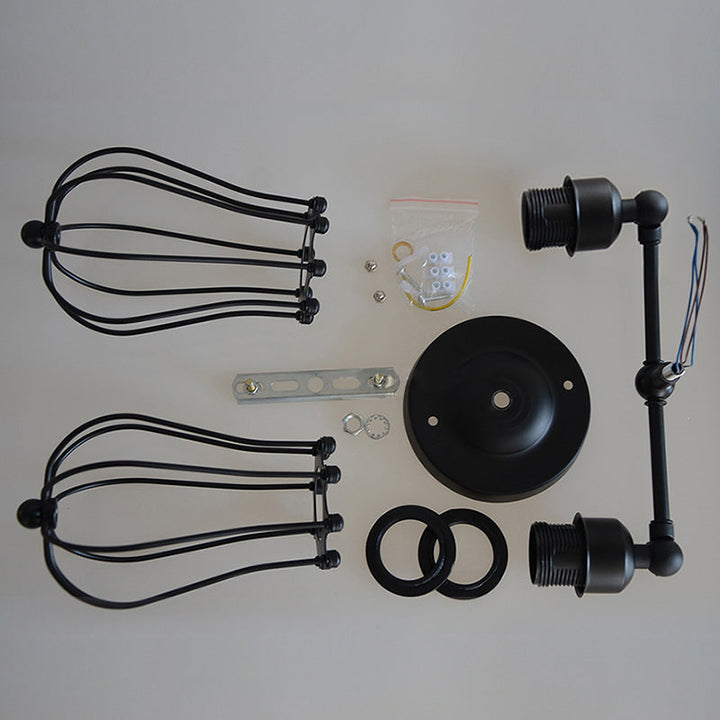 Lisslune | Vintage Double Sink Lighting Industrial Style Wall Mounted Lamp for Bedroom Bathroom
