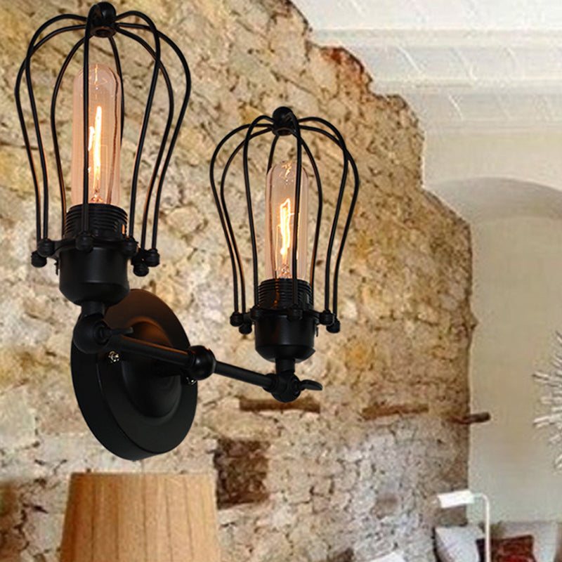 Lisslune | Vintage Double Sink Lighting Industrial Style Wall Mounted Lamp for Bedroom Bathroom
