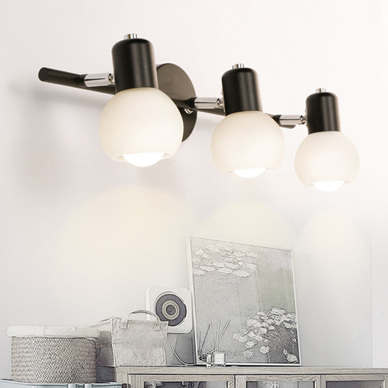 Skørter | Bathroom Vanity Wall Lamps Frosted Glass American Vanity Mirror Lamps for Sink