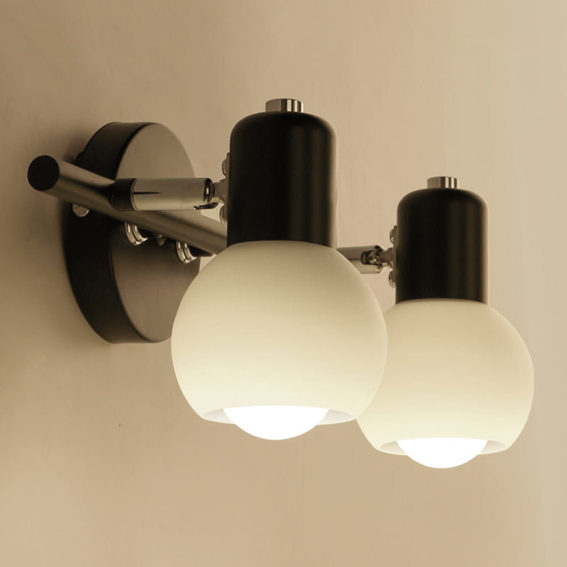 Skørter | Bathroom Vanity Wall Lamps Frosted Glass American Vanity Mirror Lamps for Sink