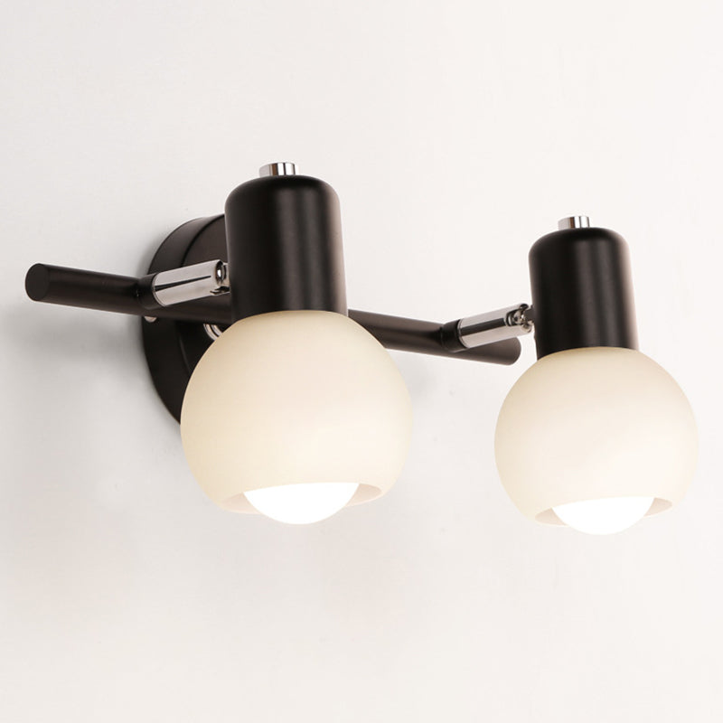 Skørter | Bathroom Vanity Wall Lamps Frosted Glass American Vanity Mirror Lamps for Sink