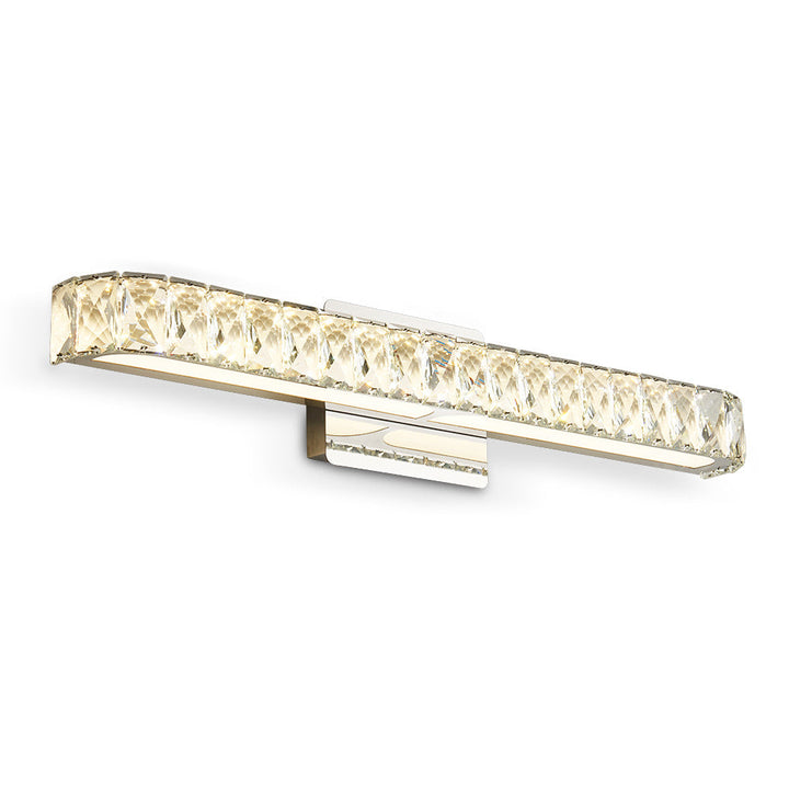 Lisslune | Opulent Inlaid Crystal Vanity Light Fixture Modern Style Vanity Wall Lamp for Bathroom