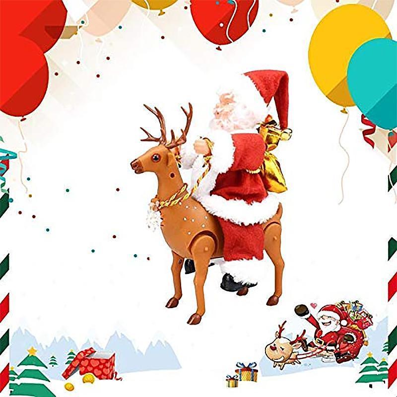 Lisslune | Beautiful Santa Climbing Chimney Pleasant Gift Toy
