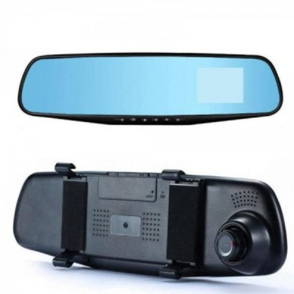 Lisslune | SafeMirror HD Rearview Mirror with Dashcam – 1080p, Motion Detection & Wide Angle