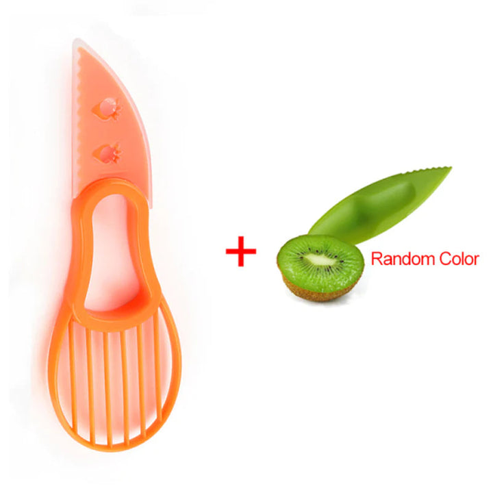 Lisslune | 3 in 1 Avocado Slicer Shea Corer Butter Fruit Peeler Cutter Pulp Separator Plastic Knife Kitchen Appliances Vegetable Tools Kitchen Gadgets
