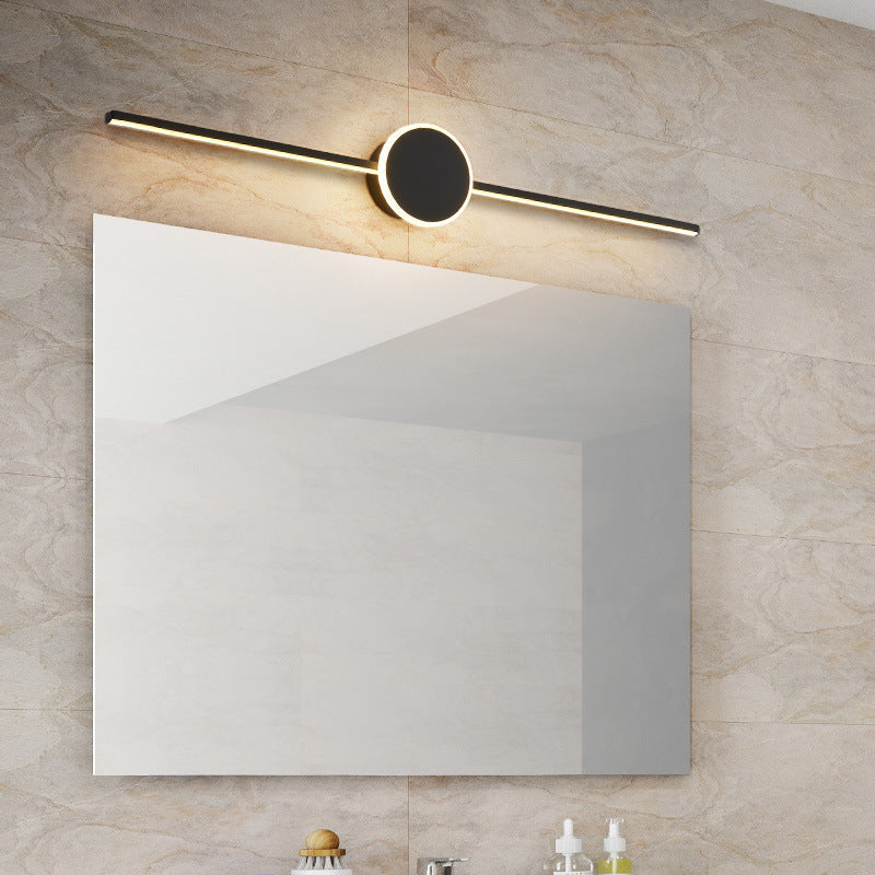 Skørter | Linear Vanity Wall Lamps Modern Minimalist Style Metal Single Vanity Light