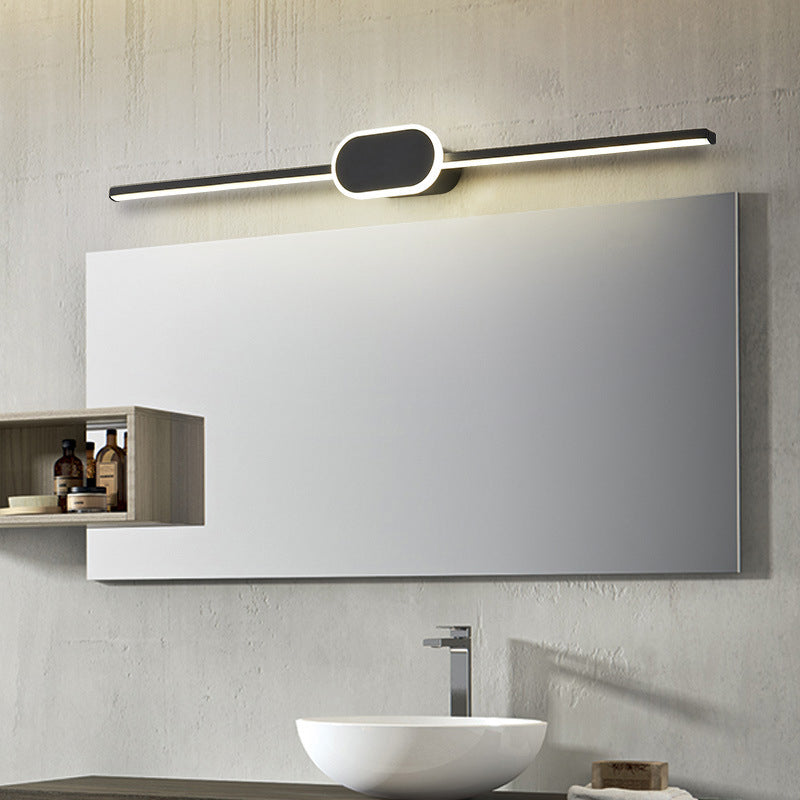 Skørter | Linear Vanity Wall Lamps Modern Minimalist Style Metal Single Vanity Light