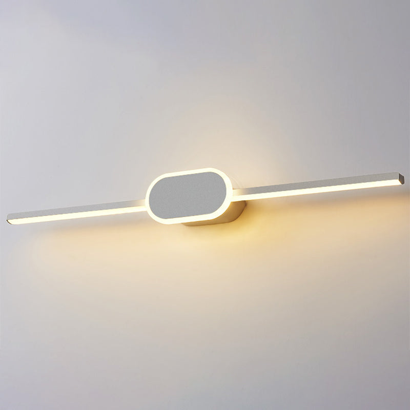 Skørter | Linear Vanity Wall Lamps Modern Minimalist Style Metal Single Vanity Light