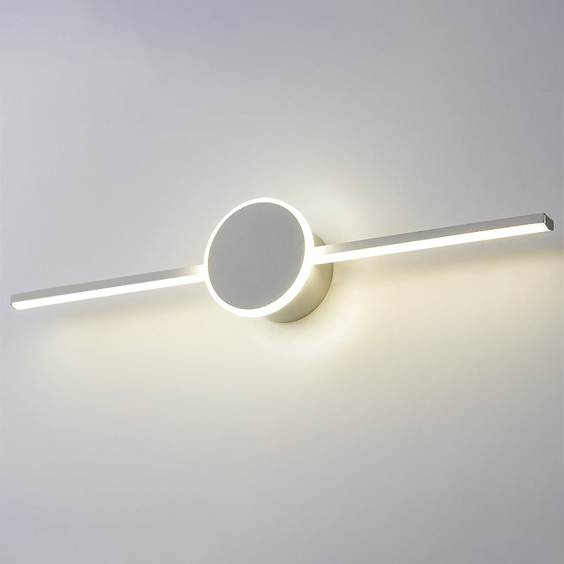 Skørter | Linear Vanity Wall Lamps Modern Minimalist Style Metal Single Vanity Light