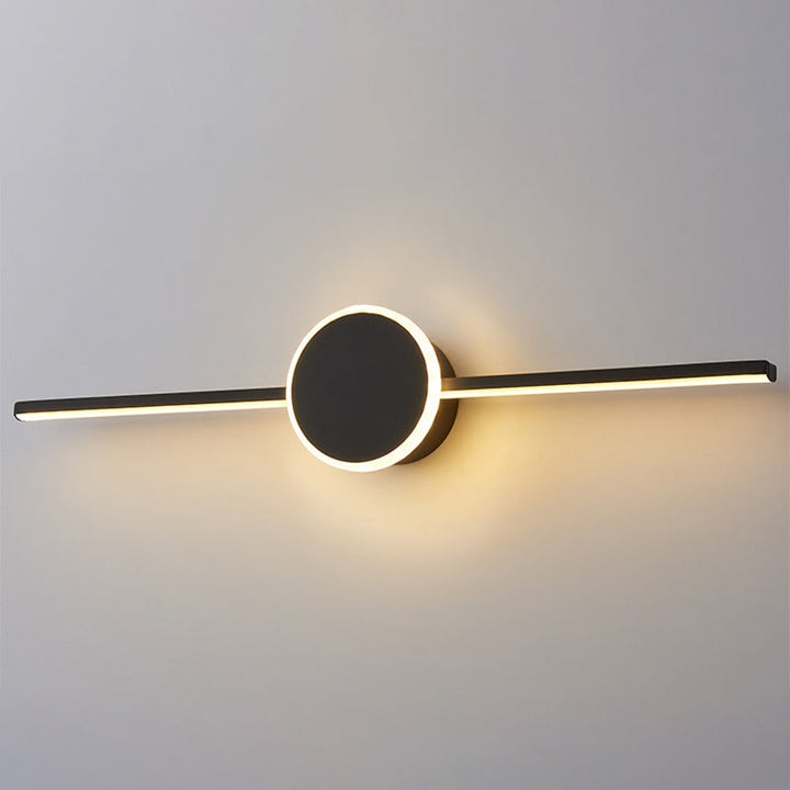 Skørter | Linear Vanity Wall Lamps Modern Minimalist Style Metal Single Vanity Light