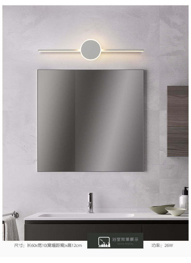 Skørter | Linear Vanity Wall Lamps Modern Minimalist Style Metal Single Vanity Light