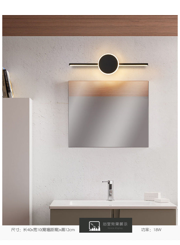 Skørter | Linear Vanity Wall Lamps Modern Minimalist Style Metal Single Vanity Light