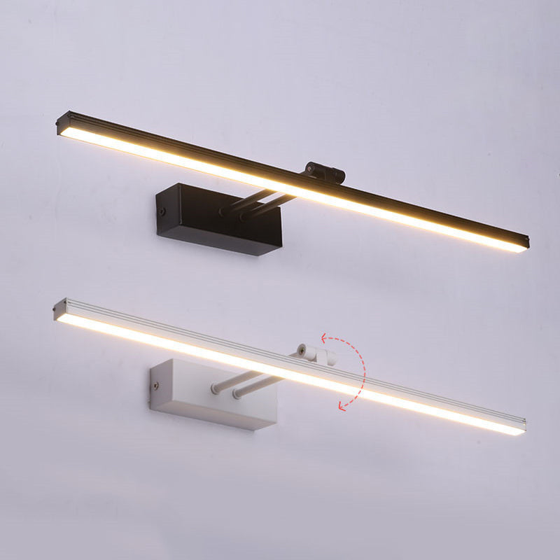 Skørter | Linear Vanity Light Modern Minimalist Style Metal Single Vanity Light