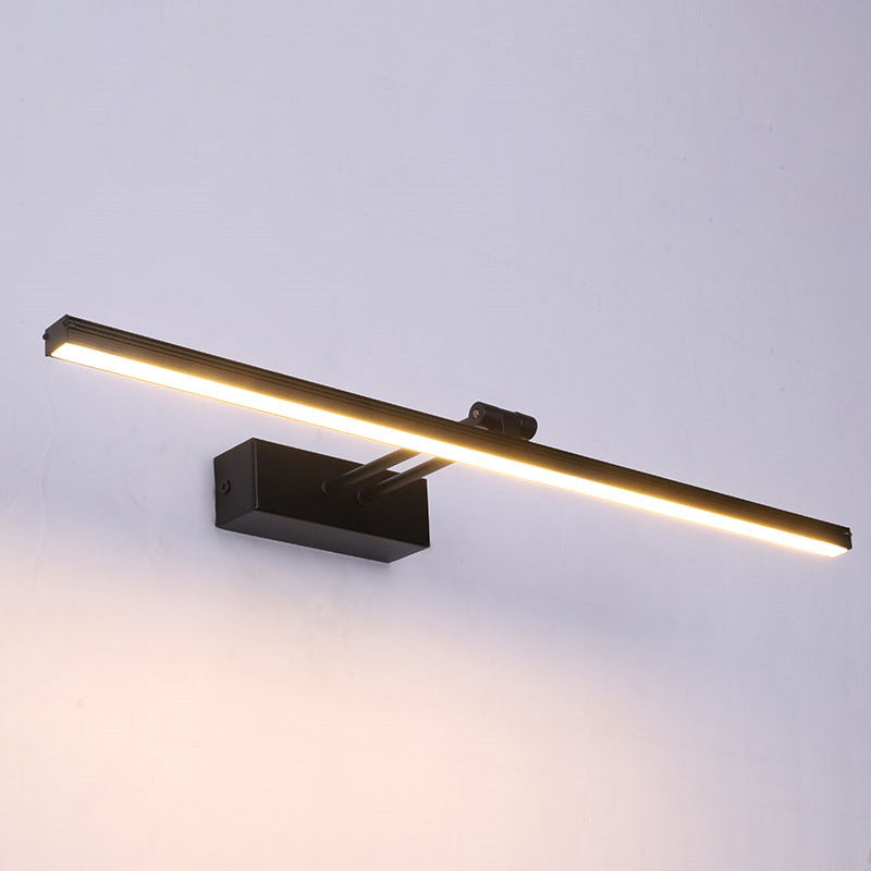 Skørter | Linear Vanity Light Modern Minimalist Style Metal Single Vanity Light