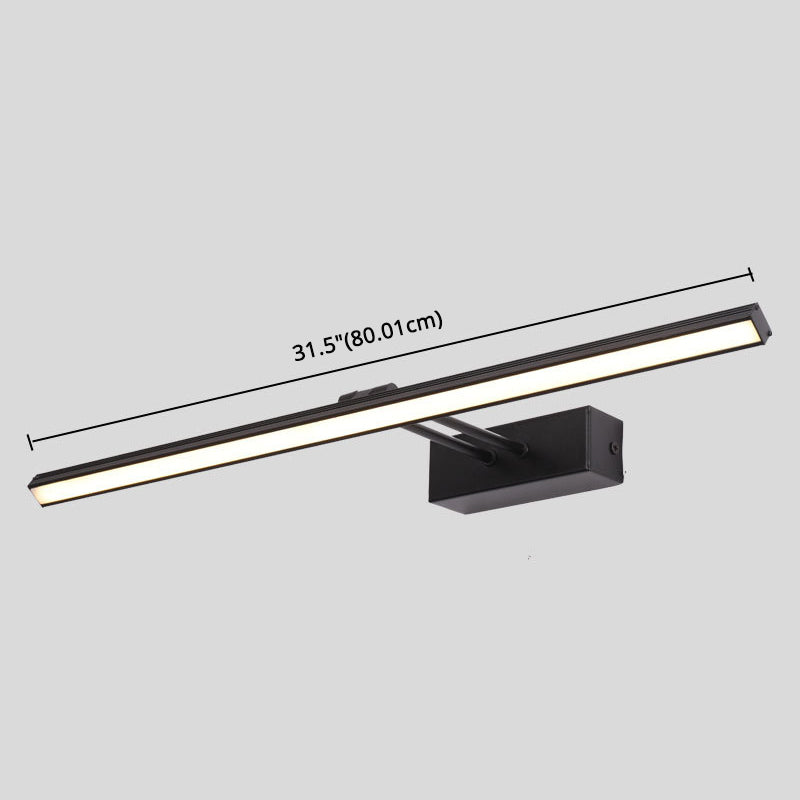 Skørter | Linear Vanity Light Modern Minimalist Style Metal Single Vanity Light
