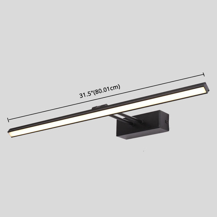 Skørter | Linear Vanity Light Modern Minimalist Style Metal Single Vanity Light