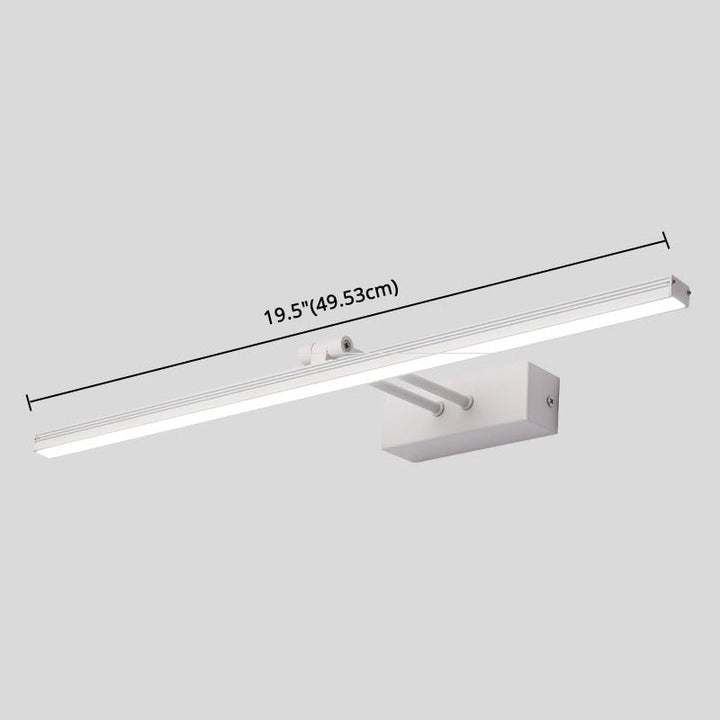 Skørter | Linear Vanity Light Modern Minimalist Style Metal Single Vanity Light