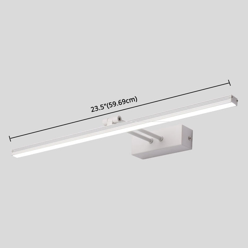 Skørter | Linear Vanity Light Modern Minimalist Style Metal Single Vanity Light