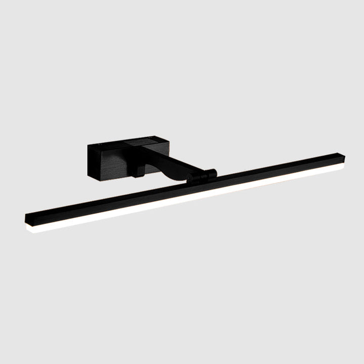 Lisslune | Rectangular Wall Light for the Bathroom Nordic Minimalist Style Metal Single Vanity Lamp