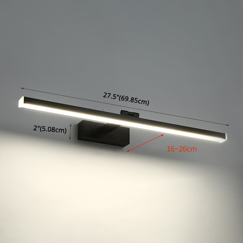 Skørter | Armed Vanity Wall Lamps Modern Minimalist Style Metal Single Vanity Light
