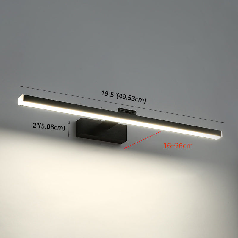 Skørter | Armed Vanity Wall Lamps Modern Minimalist Style Metal Single Vanity Light