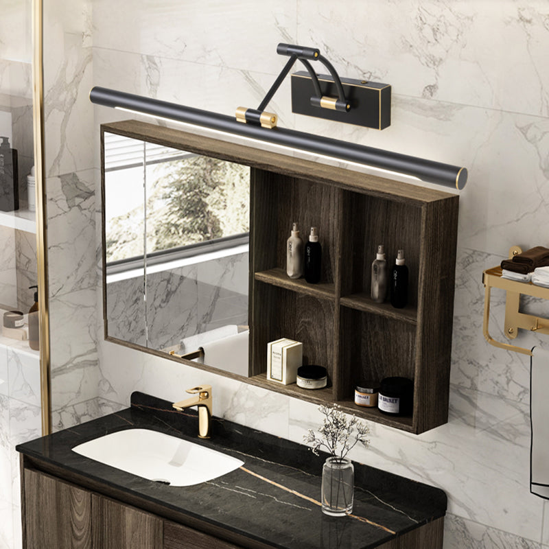 Lisslune | Armed Vanity Wall Lamp Fixtures Modern Luxury Style Copper Single Vanity Light