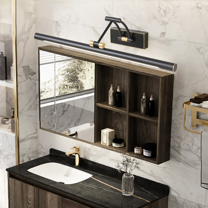 Lisslune | Armed Vanity Wall Lamp Fixtures Modern Luxury Style Copper Single Vanity Light