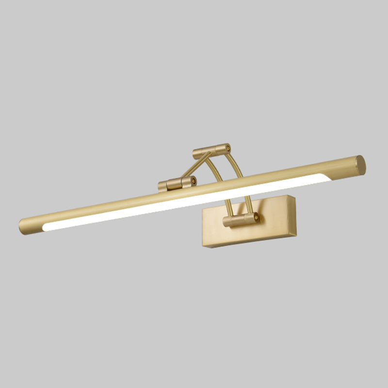 Lisslune | Armed Vanity Wall Lamp Fixtures Modern Luxury Style Copper Single Vanity Light