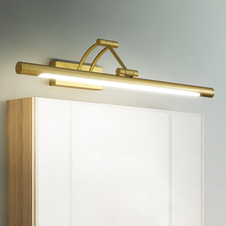 Lisslune | Armed Vanity Wall Lamp Fixtures Modern Luxury Style Copper Single Vanity Light