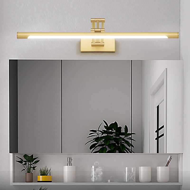 Lisslune | Armed Vanity Wall Lamp Fixtures Modern Luxury Style Copper Single Vanity Light