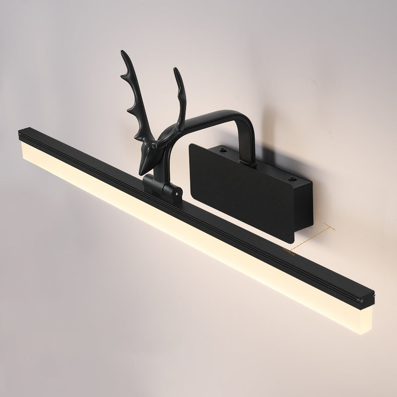 Lisslune | Nordic Light Extravagant Style Rectangular Wall Lamp Metal Single Vanity Light