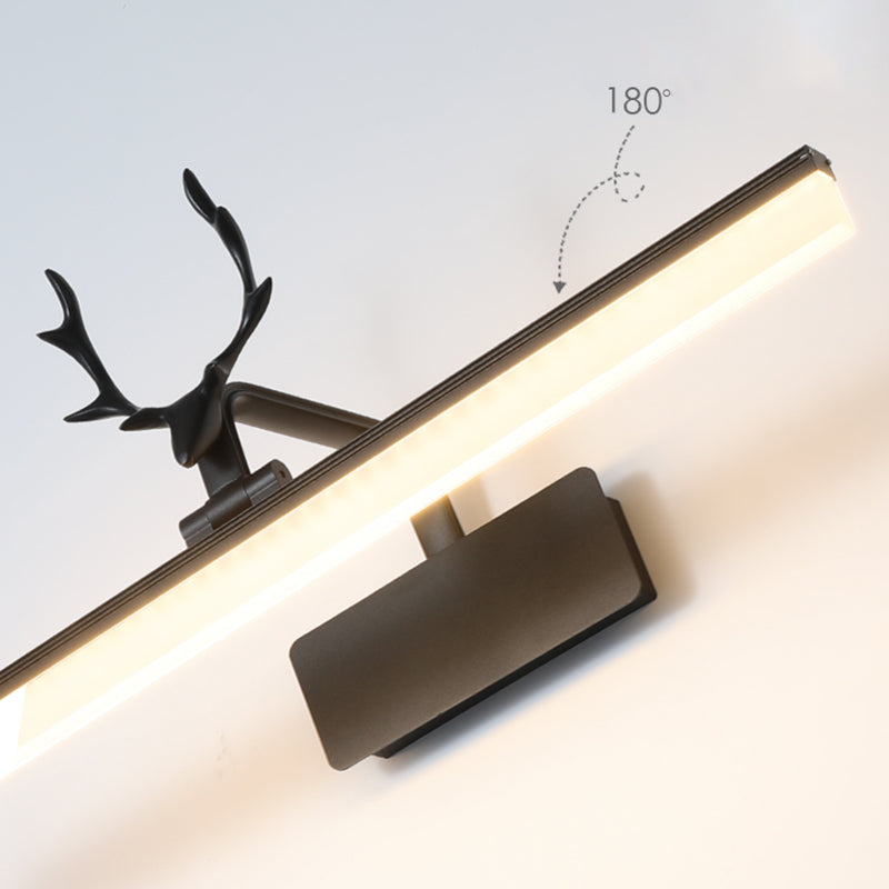 Lisslune | Nordic Light Extravagant Style Rectangular Wall Lamp Metal Single Vanity Light