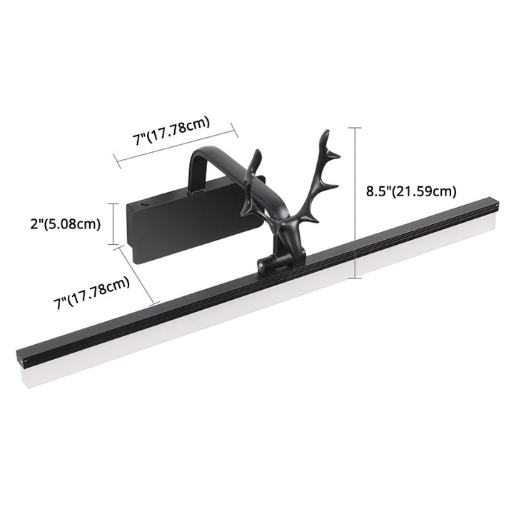 Lisslune | Nordic Light Extravagant Style Rectangular Wall Lamp Metal Single Vanity Light